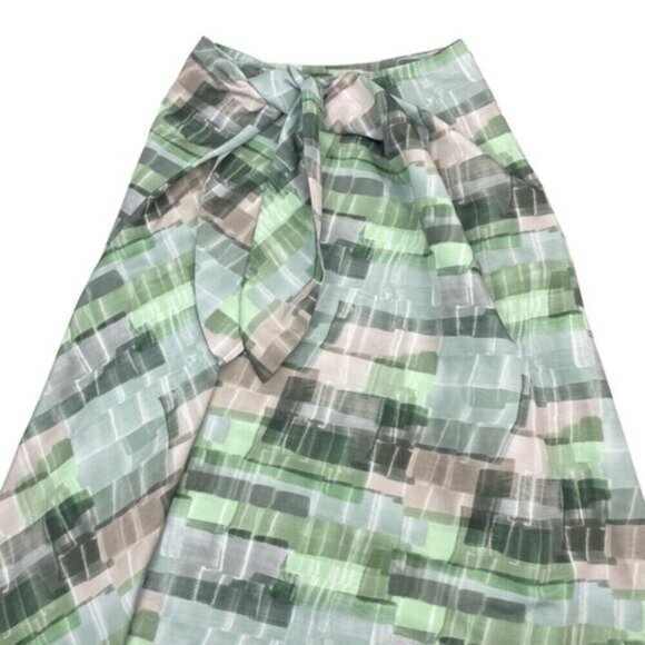 Cos Womens High Waisted Wrap Printed Skirt Size 2 - Picture 3 of 6